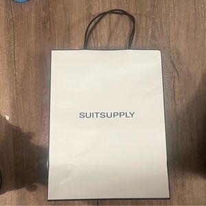 Suitsupply Premium Shopping Bag with Black Handles